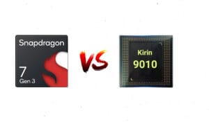 HiSilicon Kirin 9010 and Qualcomm Snapdragon 7 Gen 3