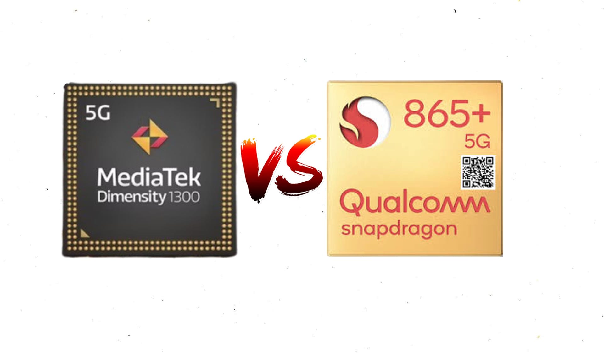 MediaTek Dimensity 1300 vs Qualcomm Snapdragon 865 Plus