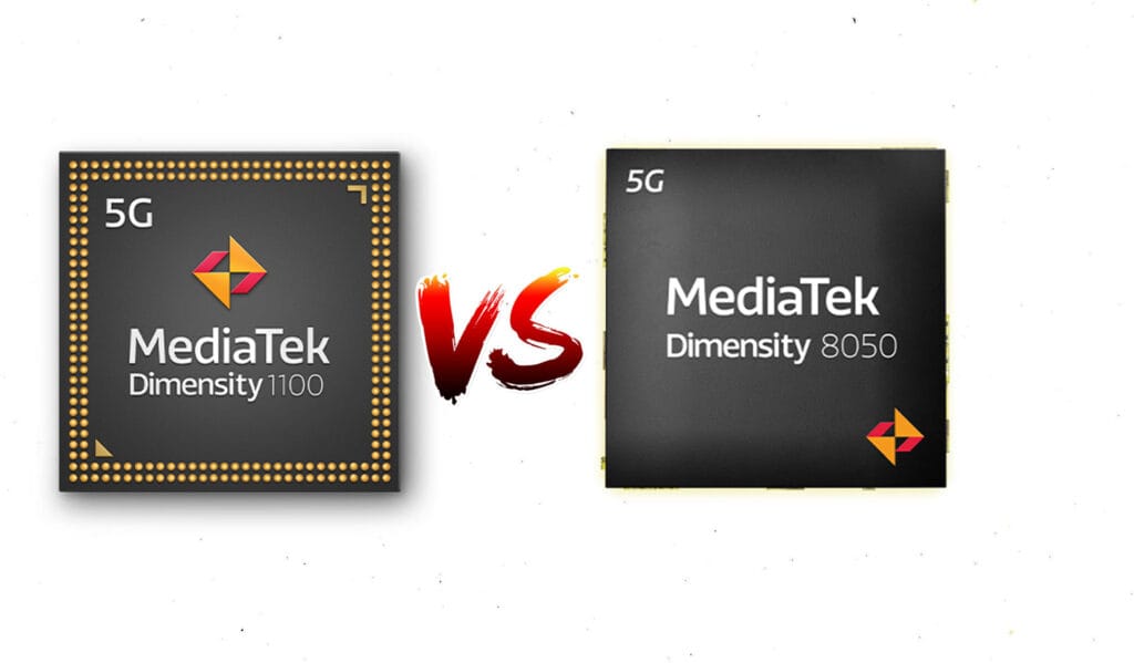 MediaTek Dimensity 8050 vs MediaTek Dimensity 1100