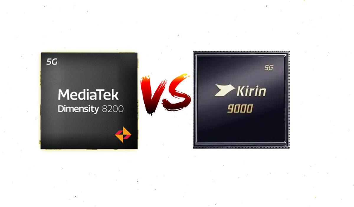 MediaTek Dimensity 8200 vs. HiSilicon Kirin 9000