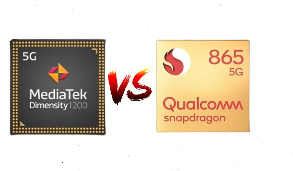 Mediatek Dimensity 1200 vs Qualcomm Snapdragon 865