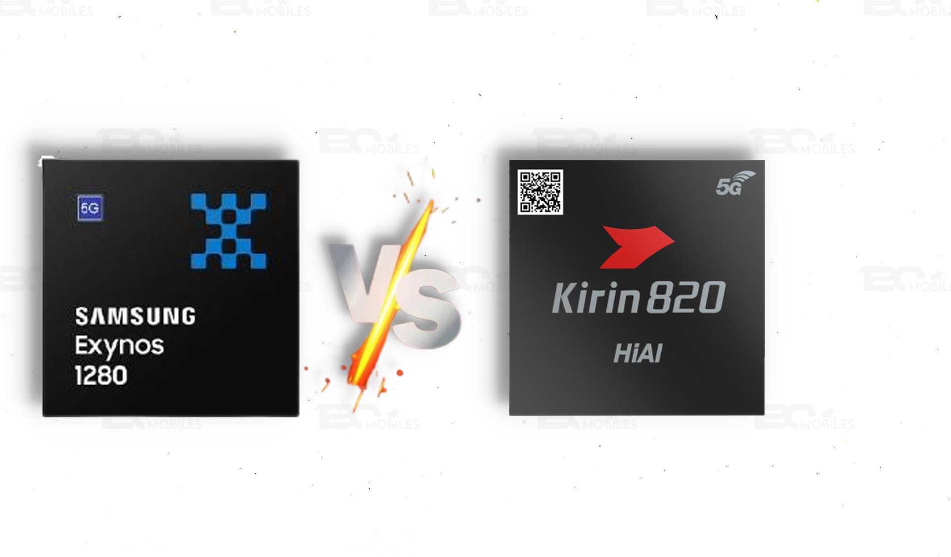 HiSilicon Kirin 820 vs. Samsung Exynos 1280