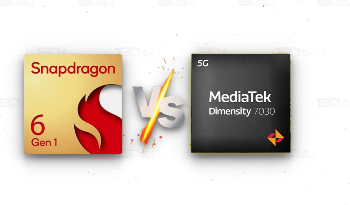 MediaTek Dimensity 7030 vs. Qualcomm Snapdragon 6 Gen 1