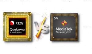 MediaTek Dimensity 810 vs. Qualcomm Snapdragon 732G 