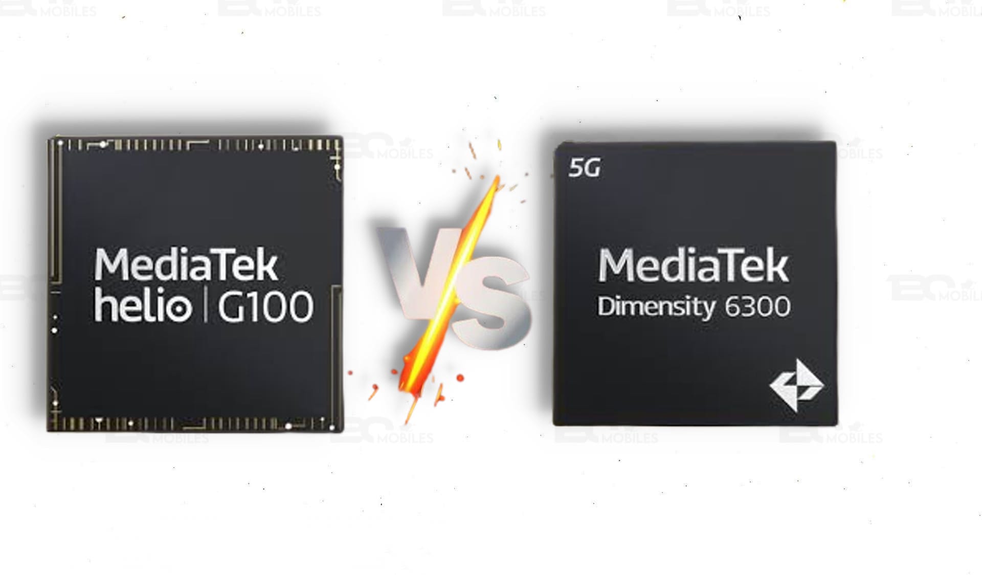 MediaTek Helio G100 vs. MediaTek Dimensity 6300