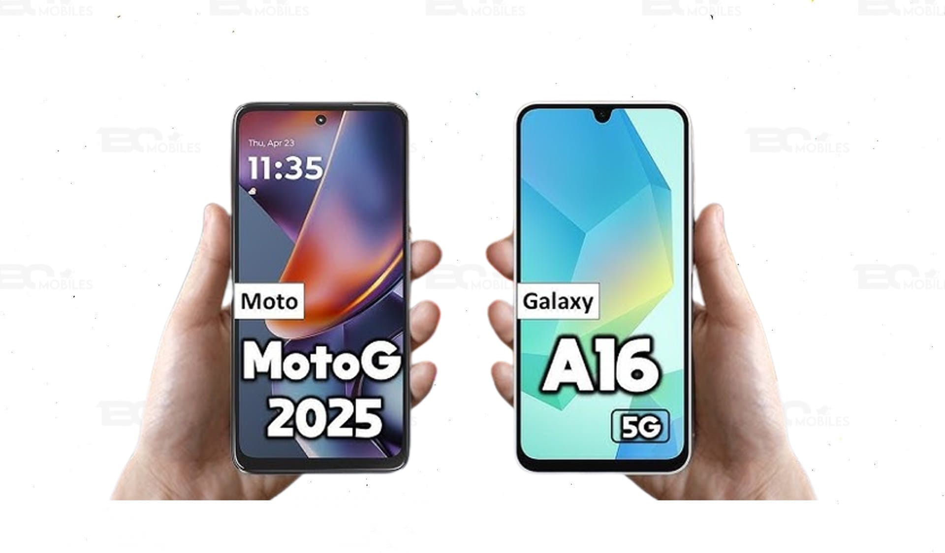 Samsung Galaxy A16 5G vs. Motorola Moto G (2025)