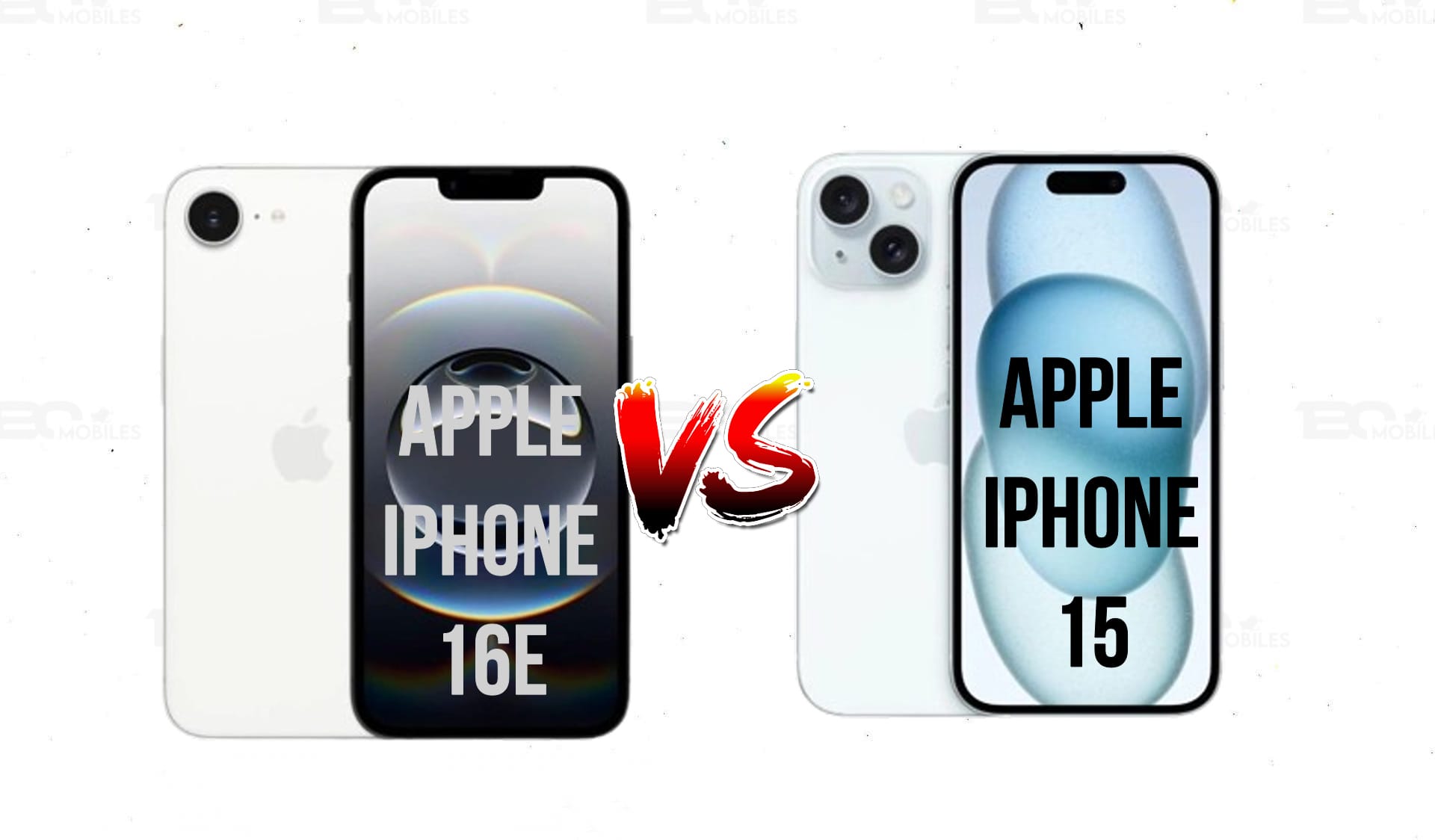 Apple iPhone 16e vs. Apple iPhone 15
