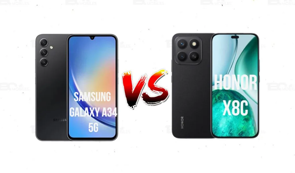 Samsung Galaxy A34 5G vs Honor X8c