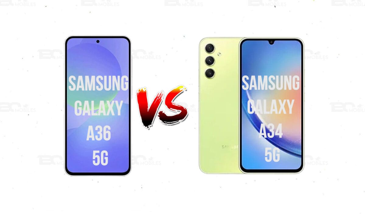 Samsung Galaxy A36 5G vs. Samsung Galaxy A34 5G
