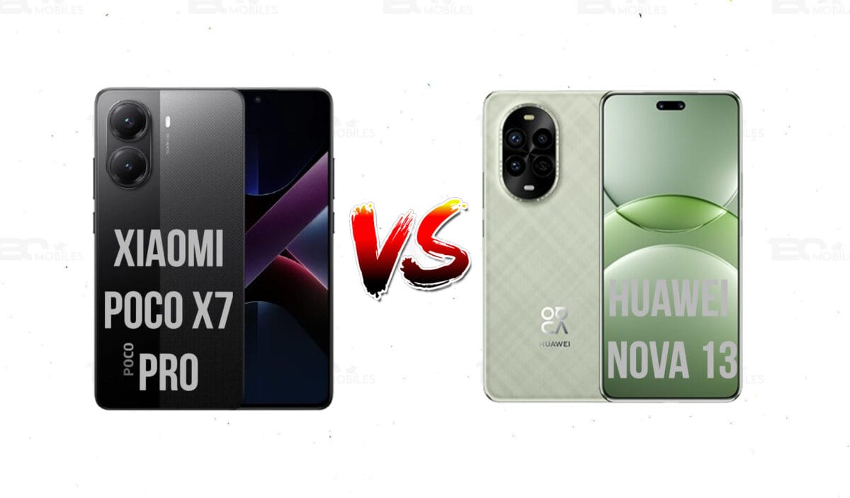 Xiaomi Poco X7 Pro and the Huawei Nova 13